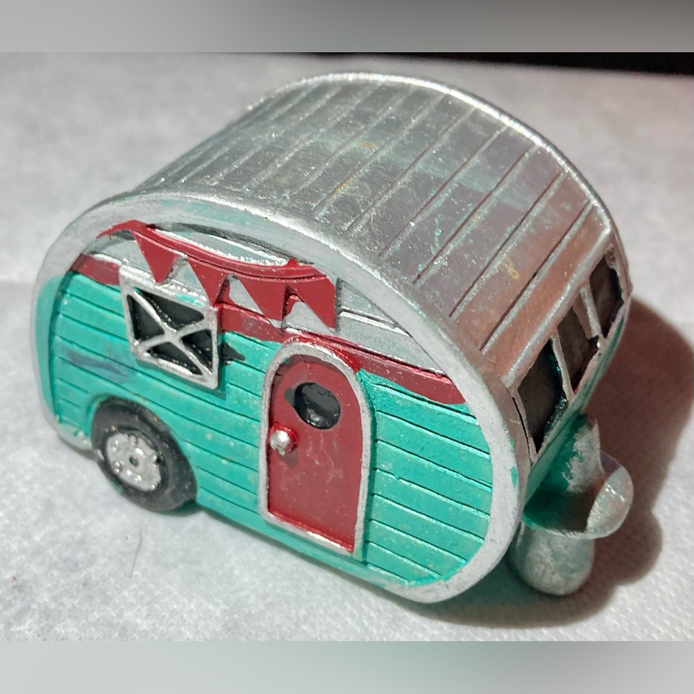 Miniature Fairy Garden Vintage RV Decoration Garden Accessory